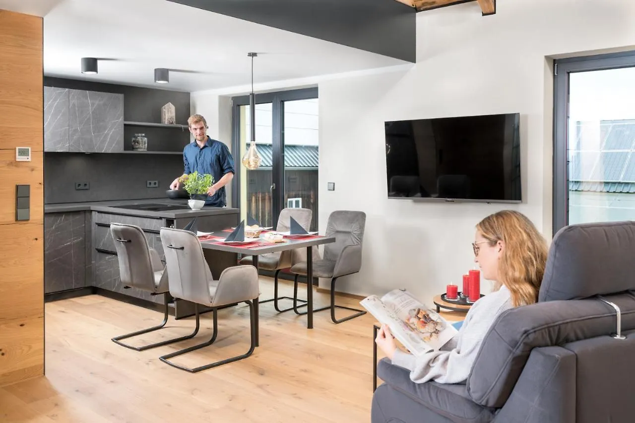 Appartement Chalet-Ferienwohnung Bergloft, 115 Qm, Wellness/Fitness/Sauna - Bergroedelhof Feilitzsch